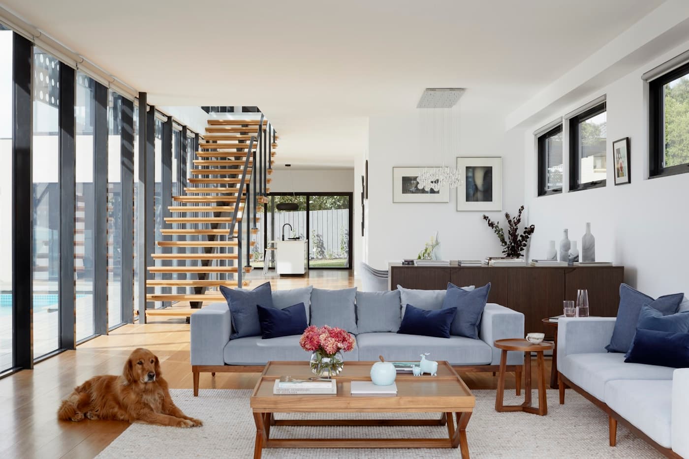 Open-plan interior representative of residential renovation work